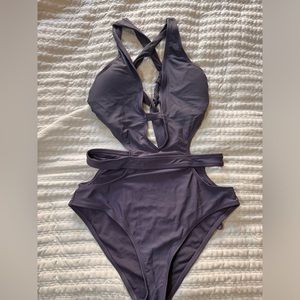 One piece bathing suit